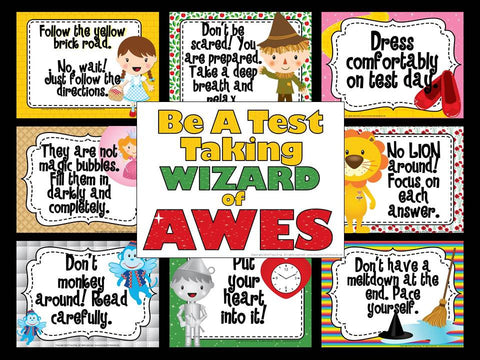 Be a Test Taking Wizard of AWES