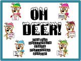 Oh Dear!  Christmas Song Bulletin Board