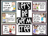 Let's Be Germ Free Bulletin Board