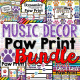 Music Decor Bundle - Paw Print