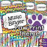 Music Teacher Binder – Paw Print Theme